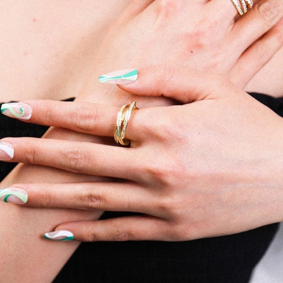 Simone Simmons X En Route Atlantis Crossover Ring - Picture 2 of 3